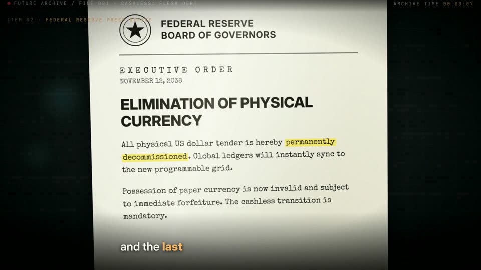 Cashless utopia